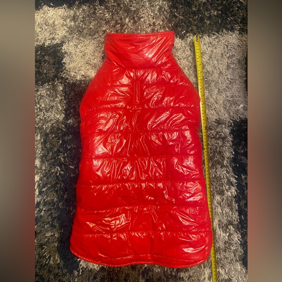 NWOT XL dog 🐶puffer coat, bright red - Picture 1 of 6